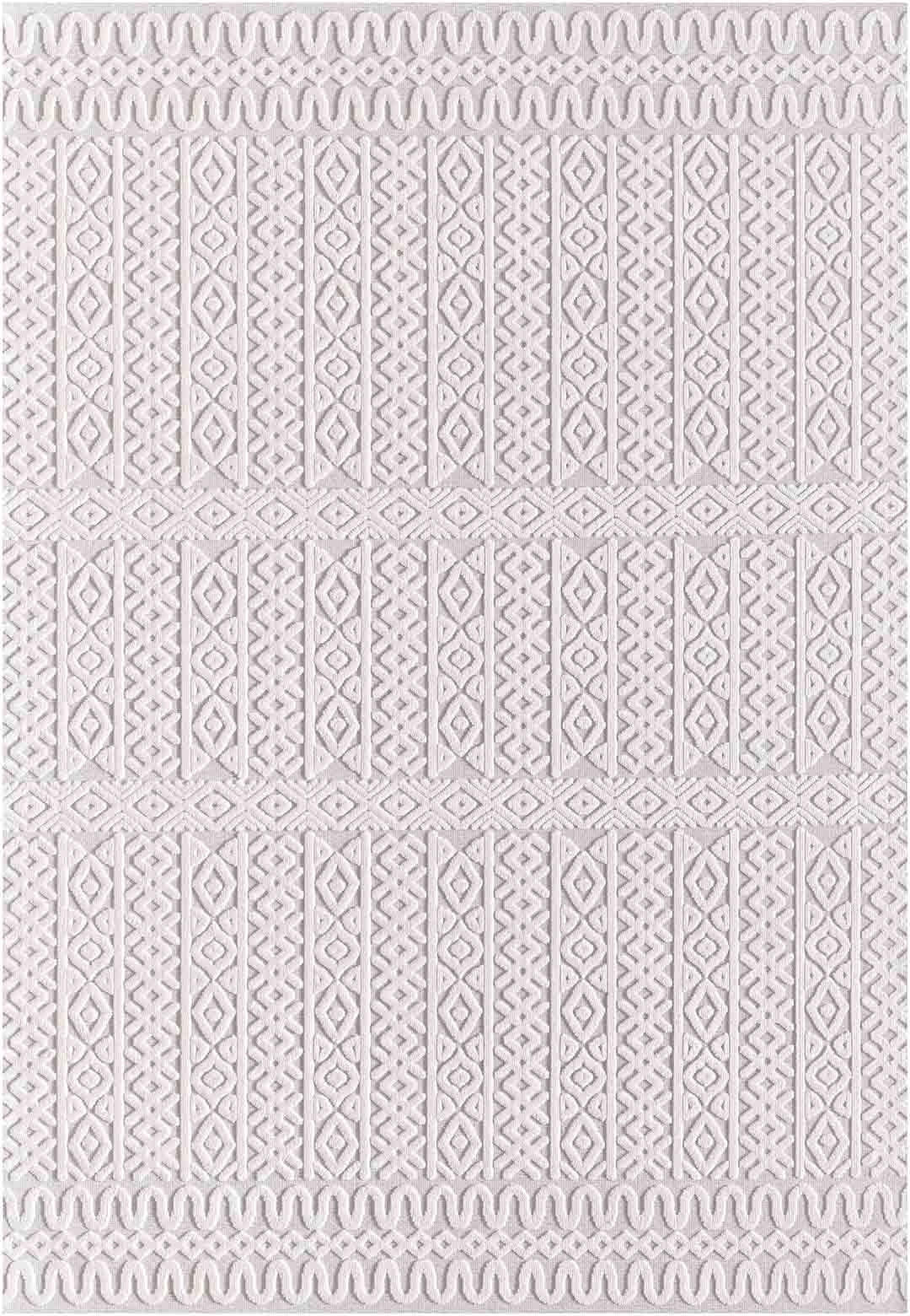 Yara schlichter, moderner, weicher und glänzender Teppich in Beige 