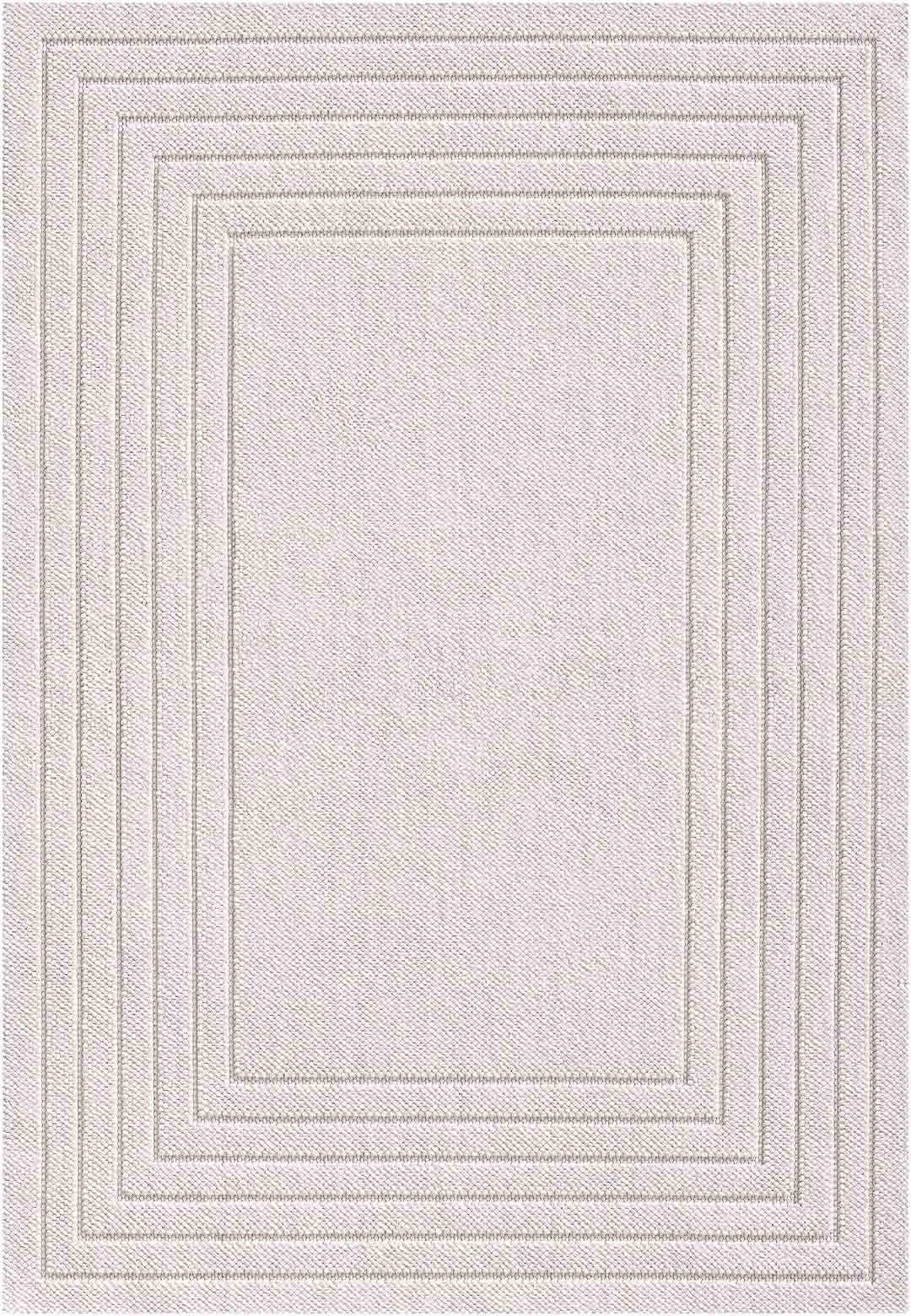 Yara schlichter, moderner, weicher und glänzender Teppich in Beige 