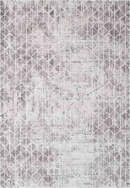 Yara schlichter, moderner, weicher und glänzender Teppich in Beige 