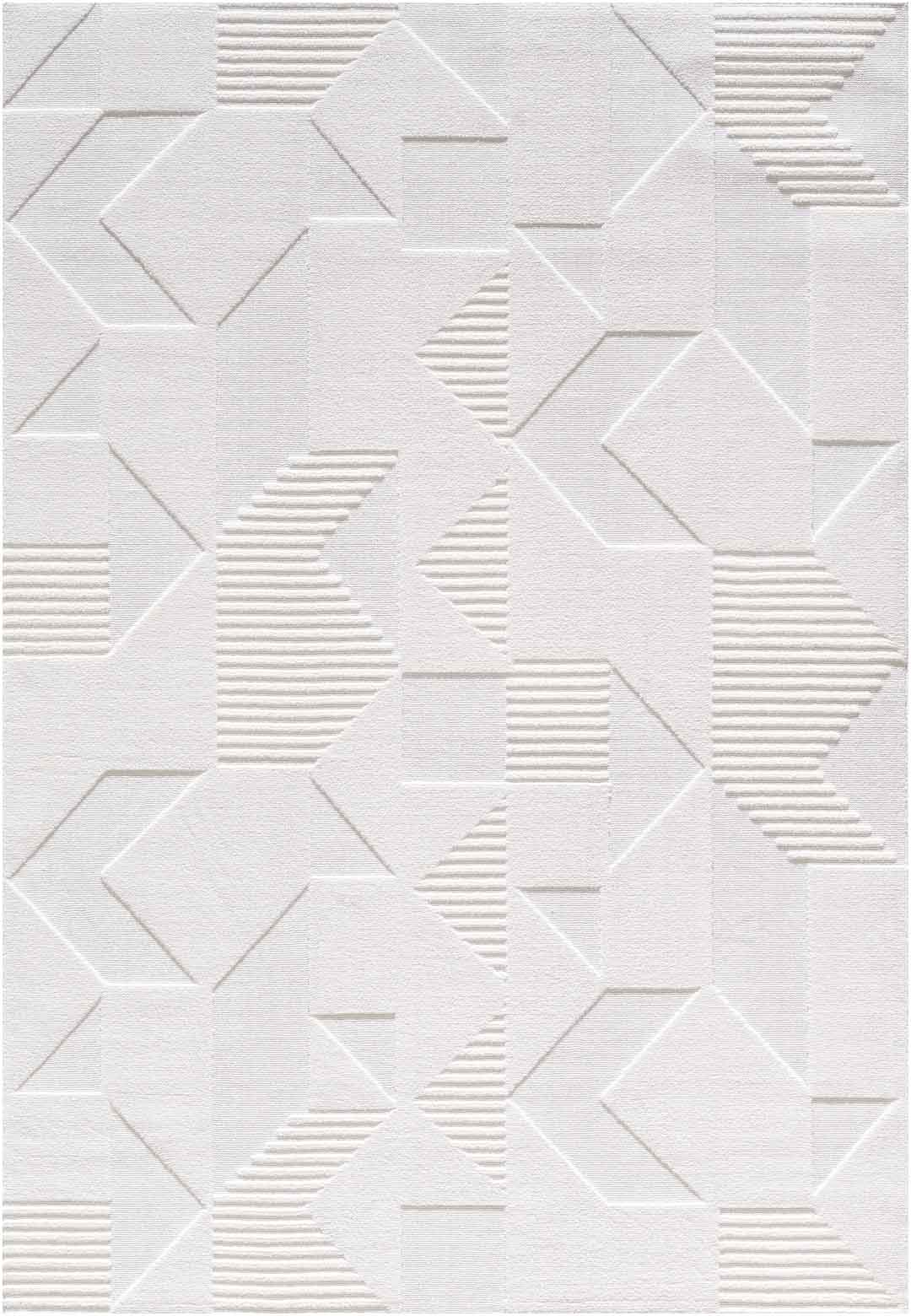 Yara schlichter, moderner, weicher und glänzender Teppich in Beige 