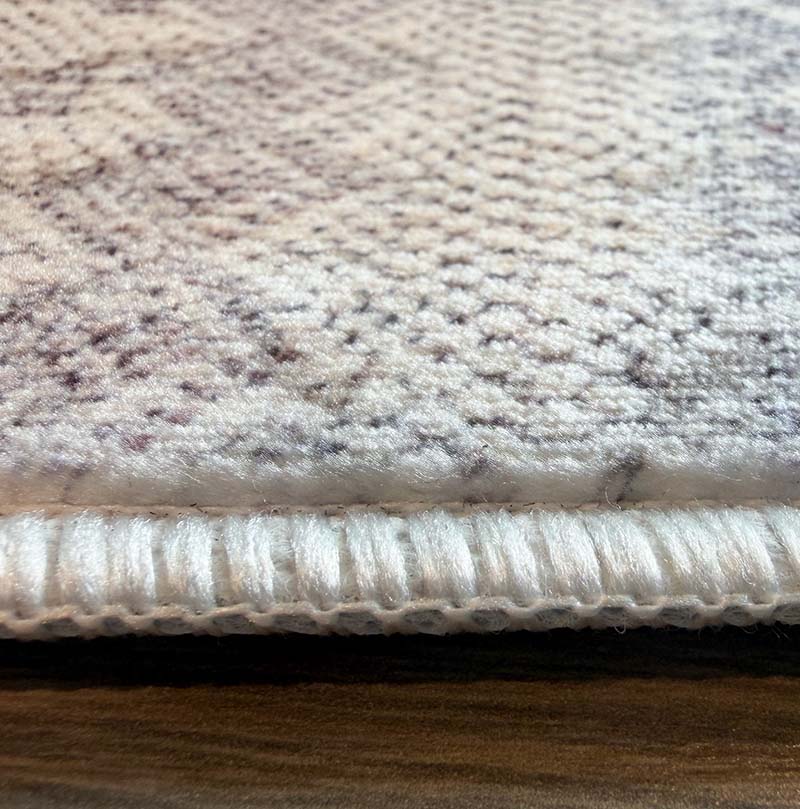 Yara schlichter, moderner, weicher und glänzender Teppich in Beige 