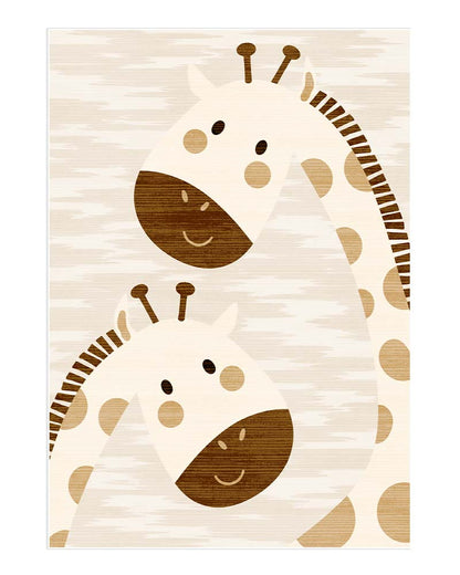 Yara schlichter, moderner, weicher und glänzender Teppich in Beige 
