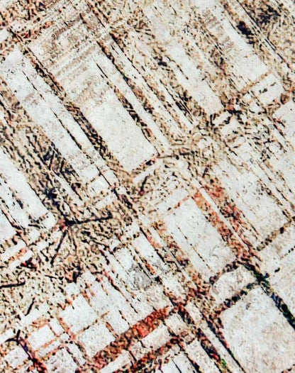 Moderner Teppich Beige Braun – Geometrisches Muster im Urban Style