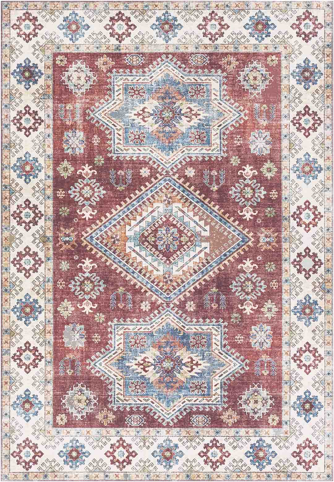 Yara schlichter, moderner, weicher und glänzender Teppich in Beige 