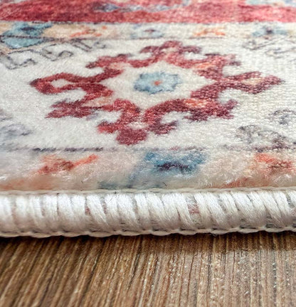 Yara schlichter, moderner, weicher und glänzender Teppich in Beige 