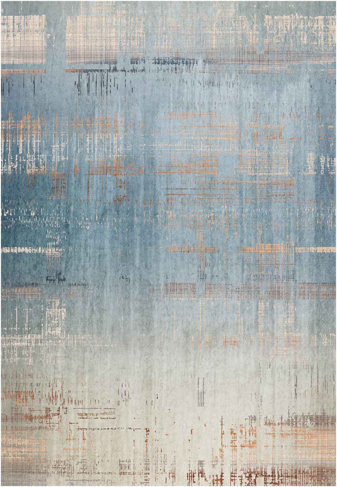 Yara schlichter, moderner, weicher und glänzender Teppich in Beige 