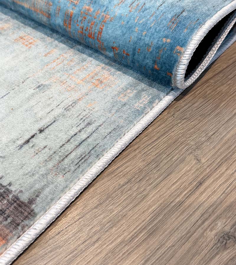 Yara schlichter, moderner, weicher und glänzender Teppich in Beige 