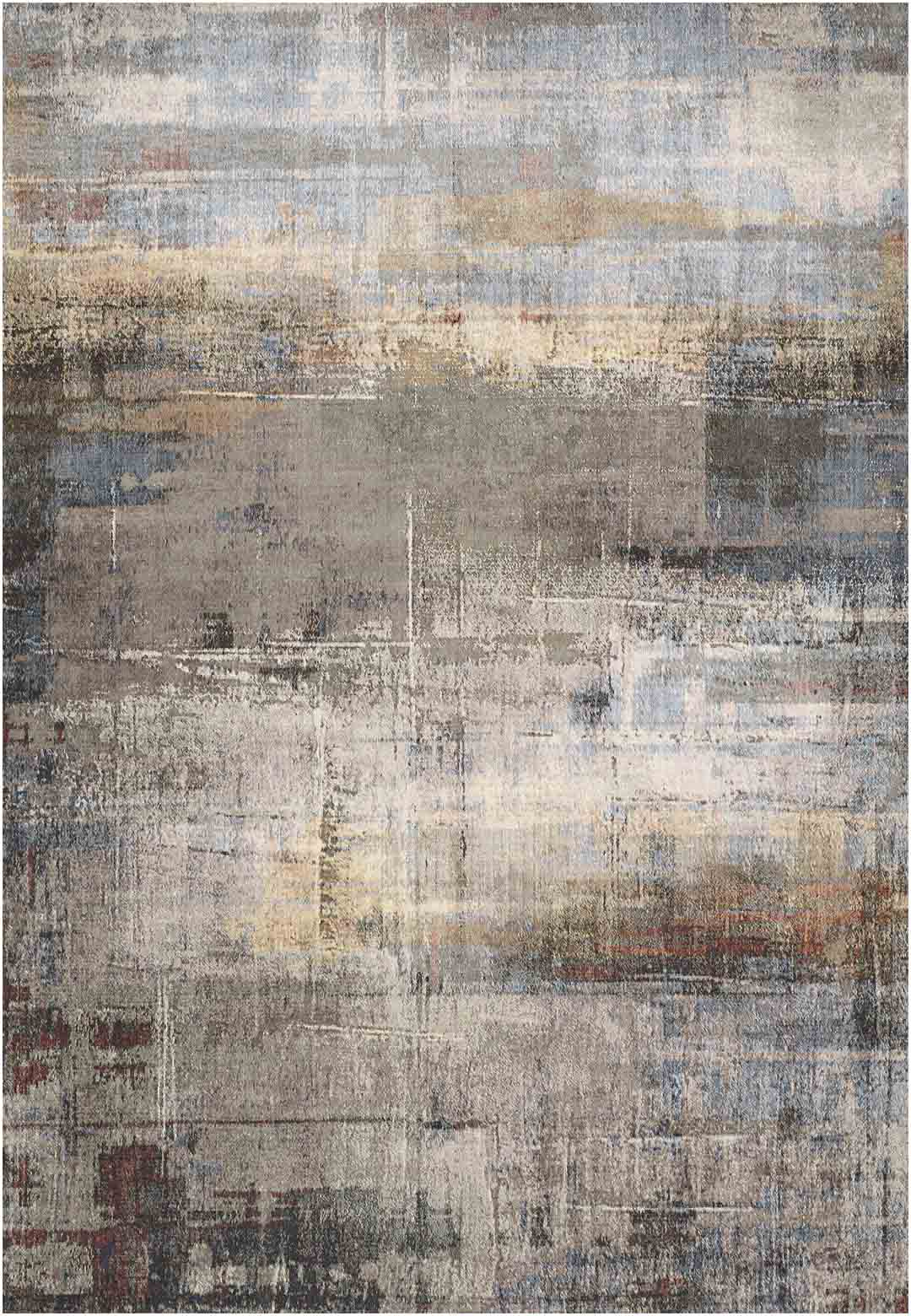 Yara schlichter, moderner, weicher und glänzender Teppich in Beige 