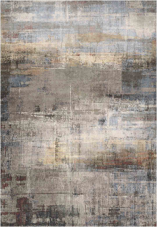 Yara schlichter, moderner, weicher und glänzender Teppich in Beige 