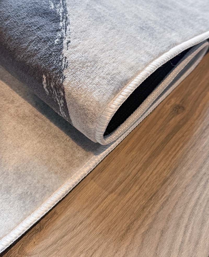 Yara schlichter, moderner, weicher und glänzender Teppich in Beige 