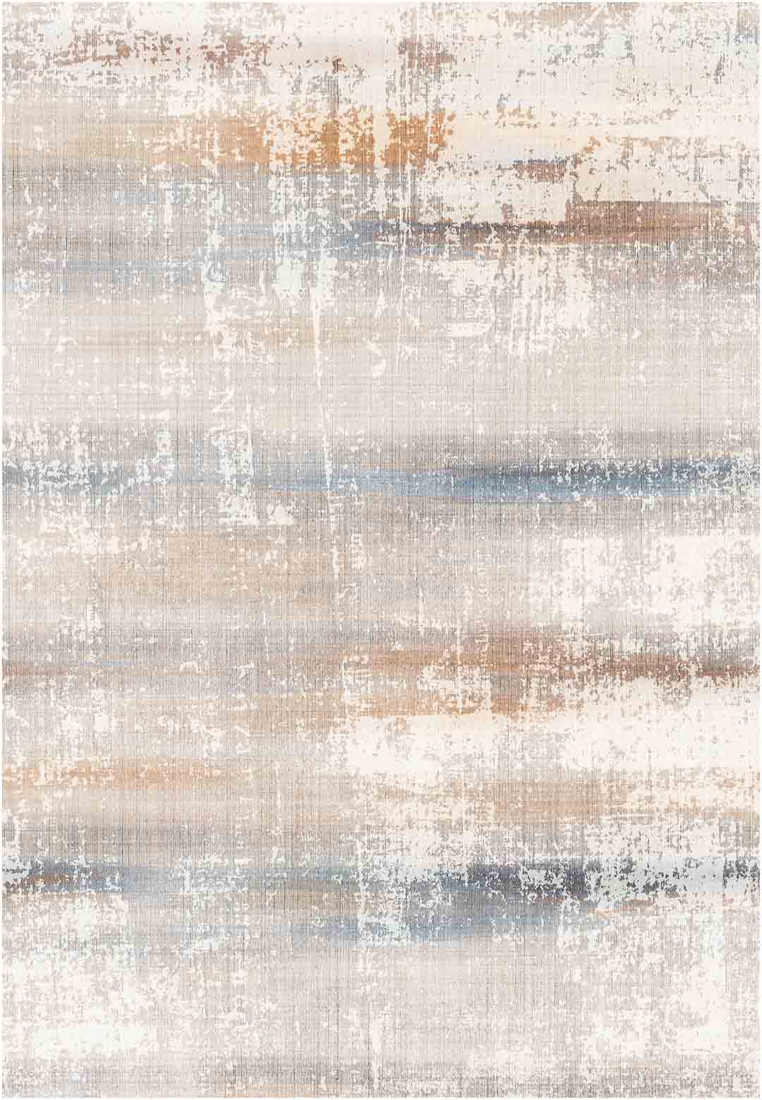 Yara schlichter, moderner, weicher und glänzender Teppich in Beige 