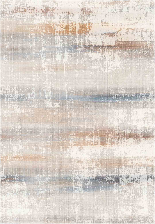 Yara schlichter, moderner, weicher und glänzender Teppich in Beige 