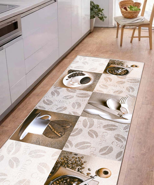 Yara schlichter, moderner, weicher und glänzender Teppich in Beige 