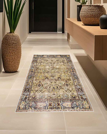 Ön vintage arany puha és fényes szőnyeg 