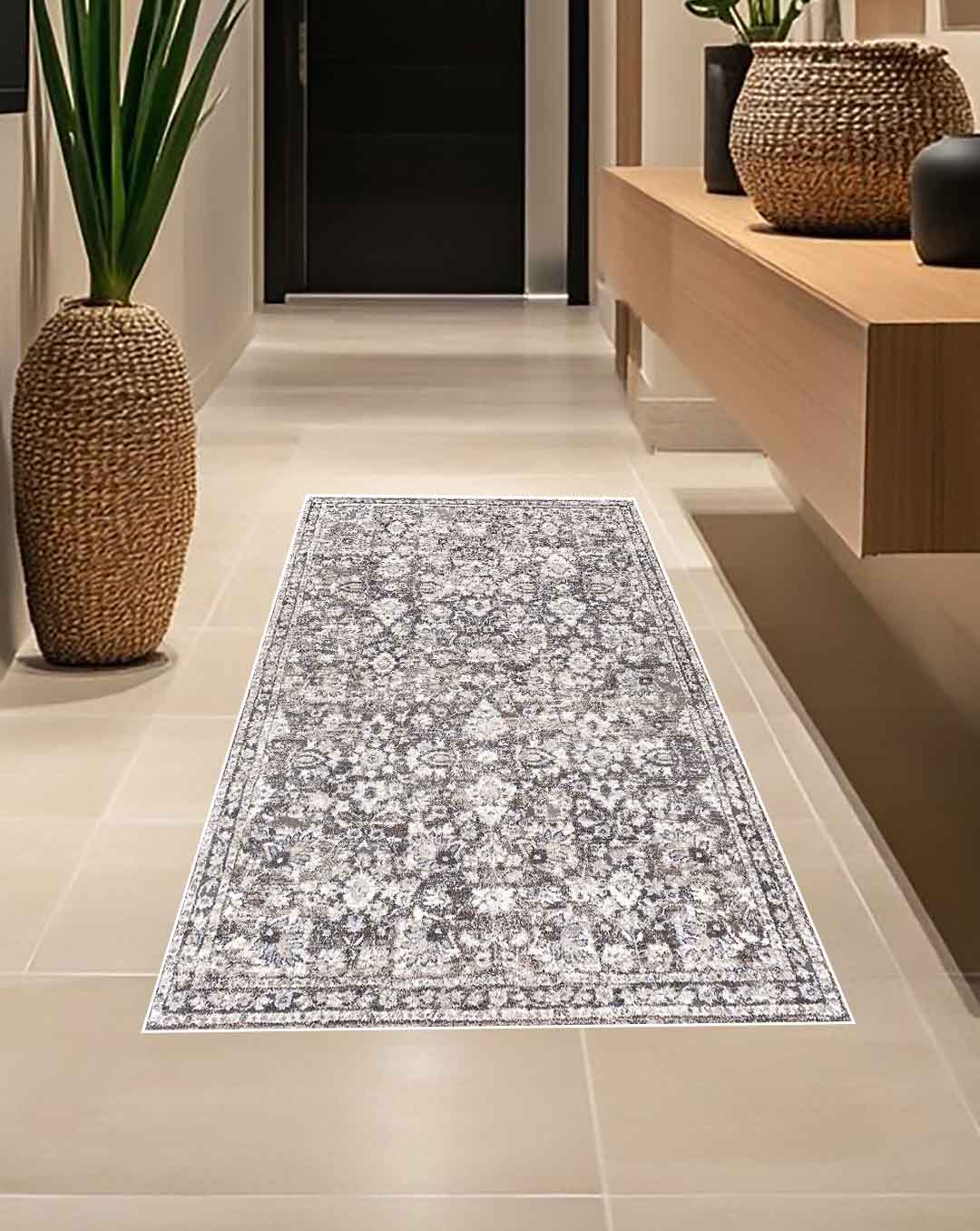 Dima bézs és barna puha és fényes szőnyeg 