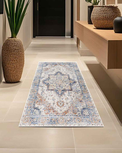 Star vintage bézs puha és fényes szőnyeg 